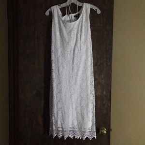 Alfani White Lace Dress 👗 2x